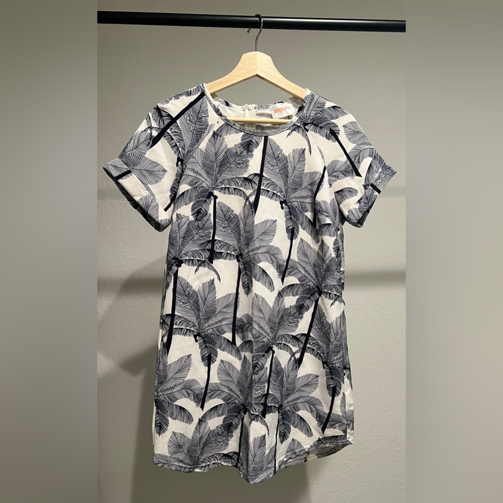 Palm Print Dress